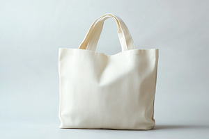 Simple cream tote bag with short, a Beauty & Fashion Photo by MistyDay