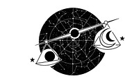Elegant custom star map wall panel, an Illustration by Amazin_art (Thumbnail 23 of 36)