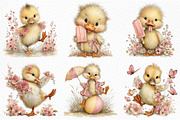 Summer Funny Ducklings Clipart, an Illustration by Craft Nest (Thumbnail 5 of 12)