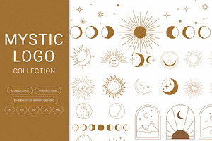 Sale! Magic & Mystery logo, an Illustration by Bun.Design