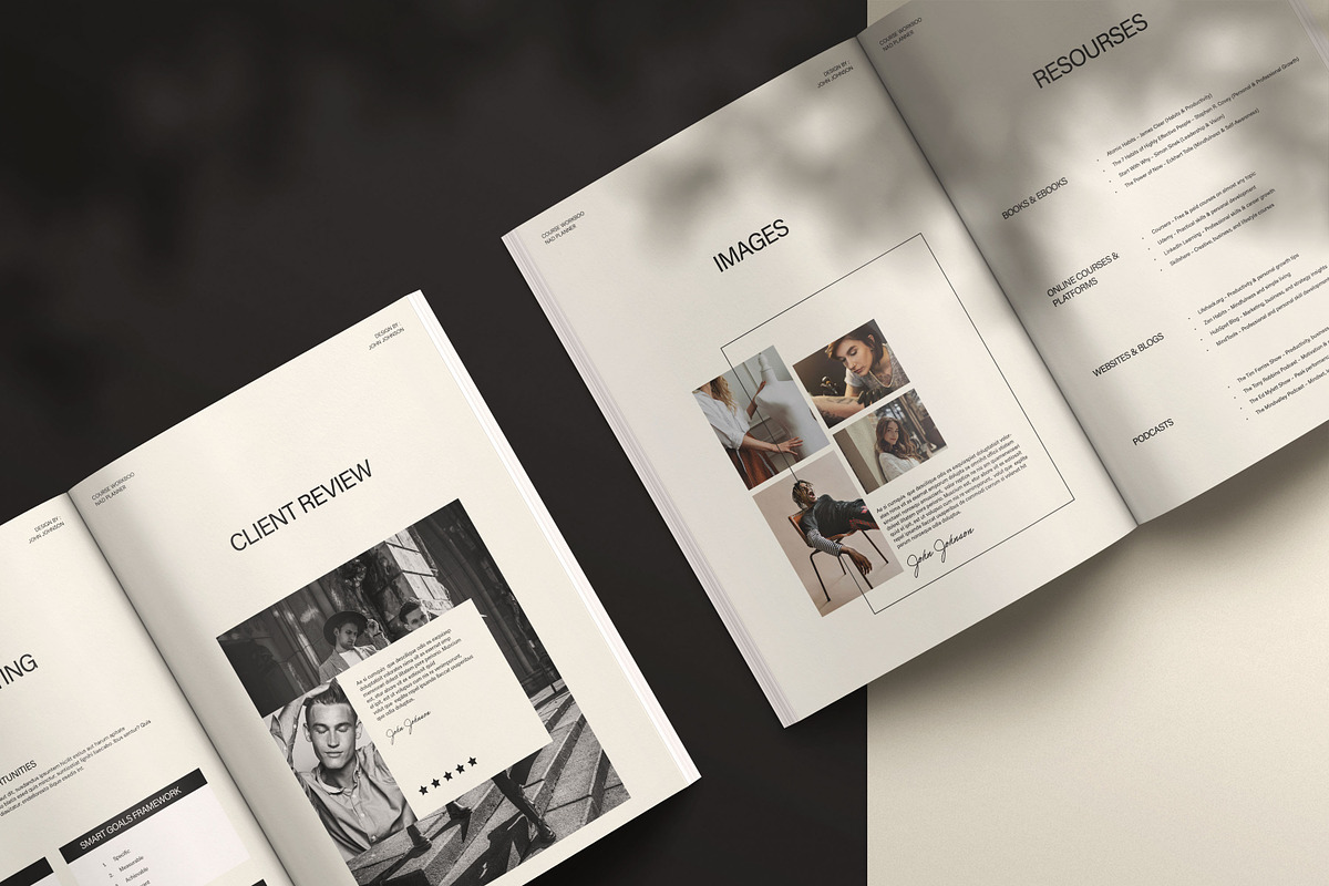 Course Workbook/E-book Template, a Brochure Template by Creatiya Type (Photo 2 of 8)