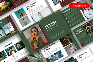 Itten – Business PowerPoint Template, a Presentation Template by kreatifreya