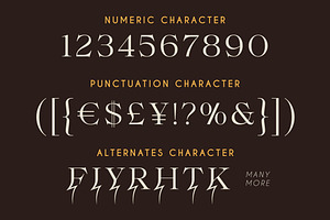 Beltkong - Fantasy Serif Font