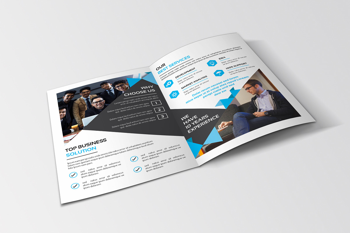 Corporate Bifold Brochure, a Brochure Template by Template Shop (Photo 2 of 5)