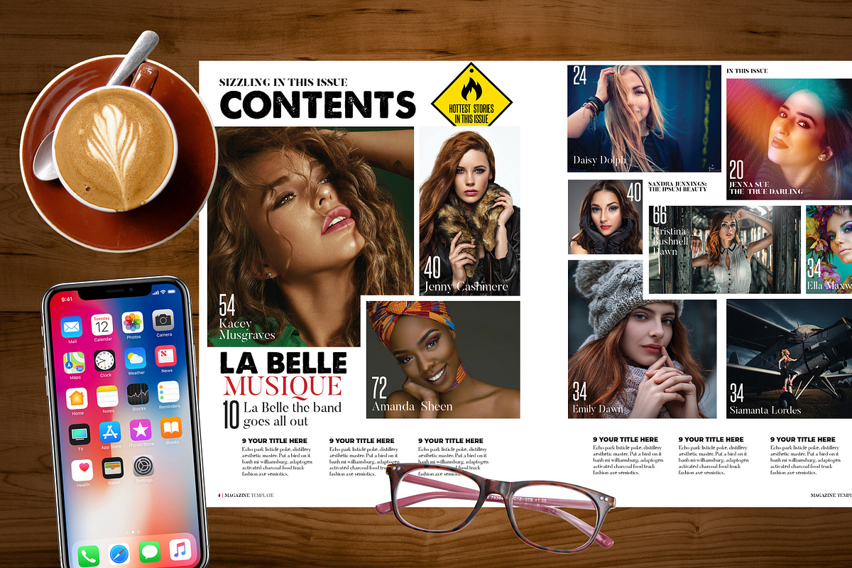 Magazine Template, a Magazine Template by Red Cactus Creative (Photo 3 of 20)