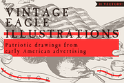Vintage Eagle Illustrations Vector, an Illustration by Jeffry Macpherson Visuals (Thumbnail 1 of 3)