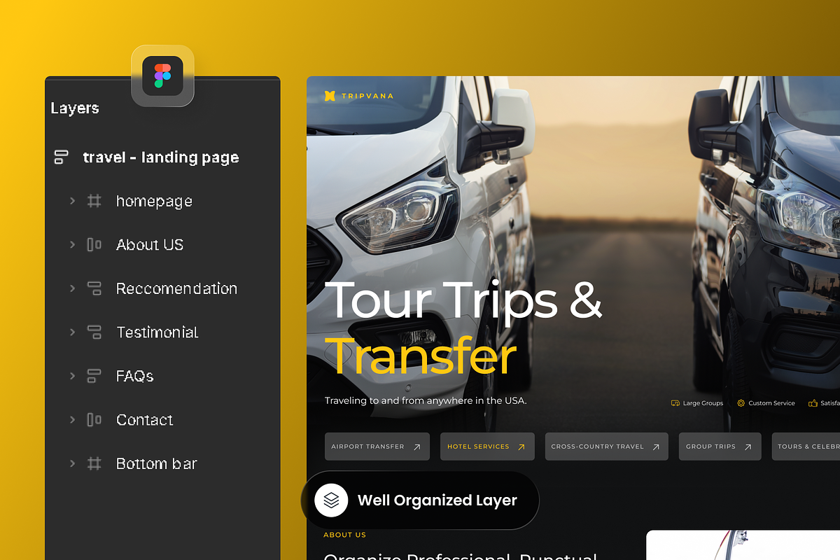 Travel Agency Landing Page preview 2