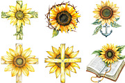 Sunflower Christian Sublimati, a Seasonal Illustration by DreamArtGraphic (Thumbnail 2 of 4)