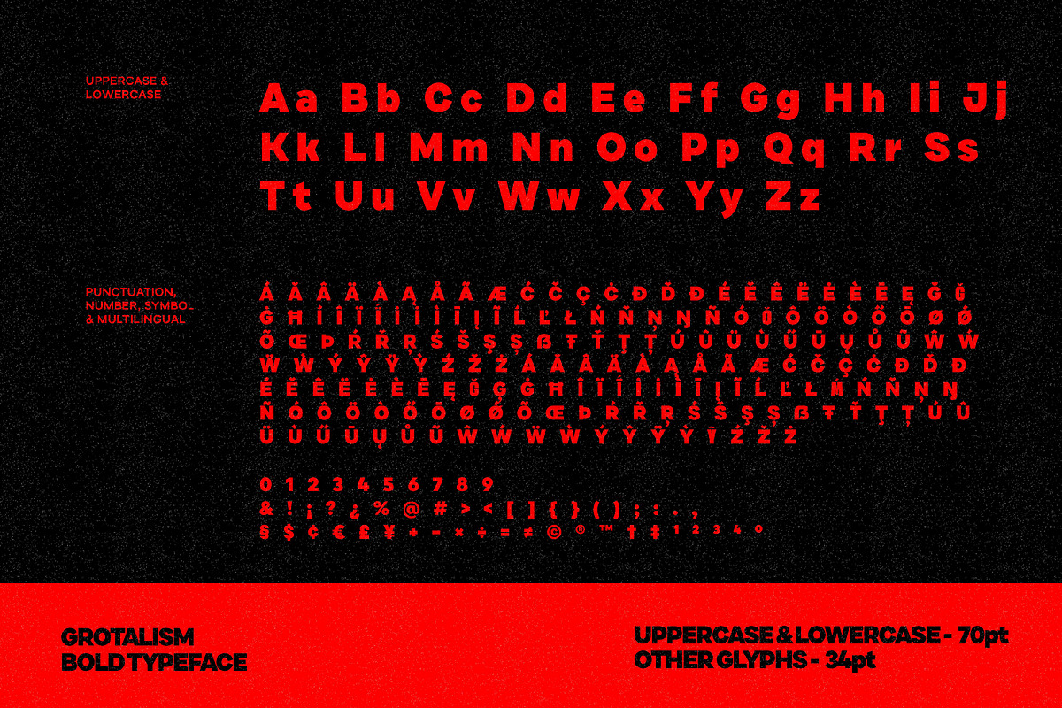 Grotalism, a Sans Serif Font by graphicook (Photo 3 of 10)
