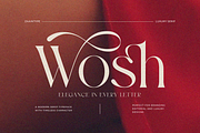 Wosh, a Serif Font by zaaintype (Thumbnail 1 of 12)