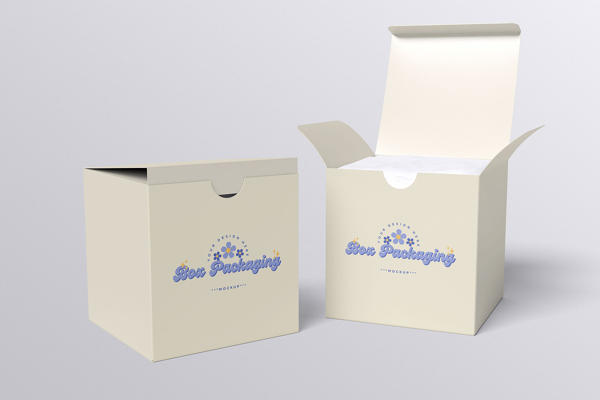 Box Packaging Mockup, a Packaging Mockup by xavier_studio (Photo 5 of 5)