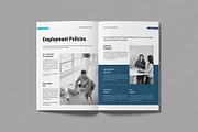 Employee Handbook Template, a Brochure Template by Work-Envance (Thumbnail 4 of 10)