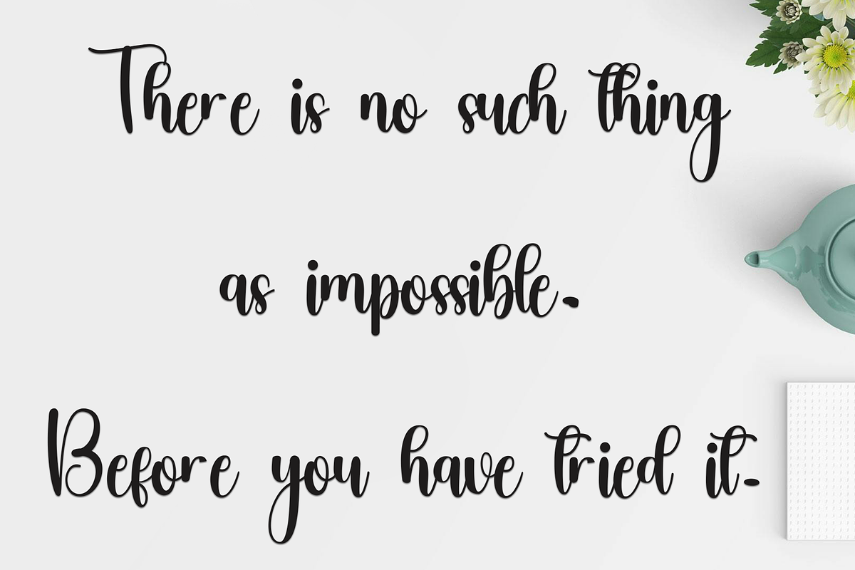 Daily Calm, a Handwritten Font by InermediaSTUDIO (Photo 5 of 8)