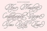 Beautiful Heliography Outline, a Script Font by Has_rizal (Thumbnail 8 of 12)