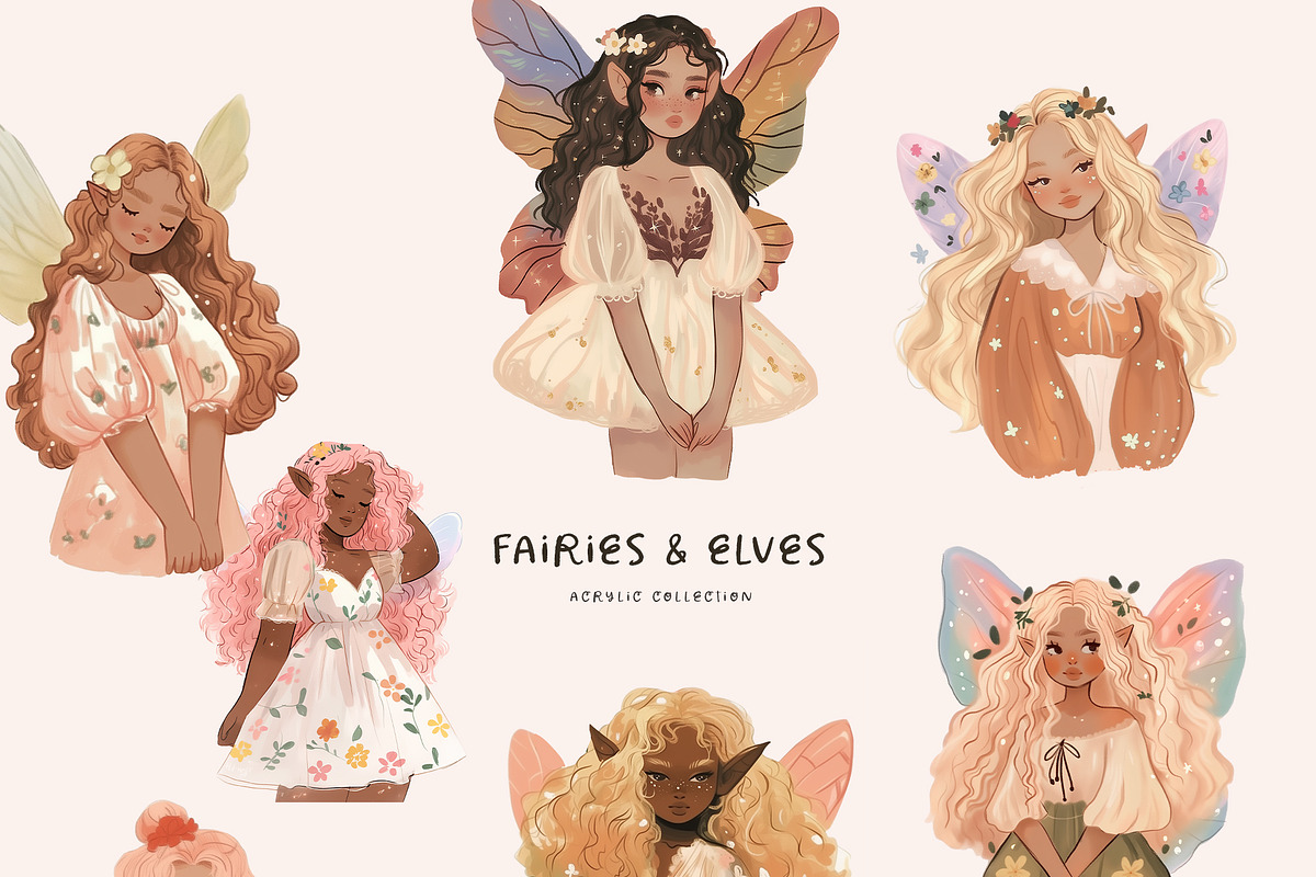 Fairies Of The Magic Forest, a Decorative Illustration by Muse Artist (Photo 7 of 15)