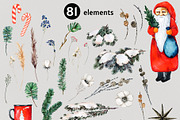 Nordic Christmas Clipart, a Seasonal Illustration by TanyaOak (Thumbnail 6 of 8)