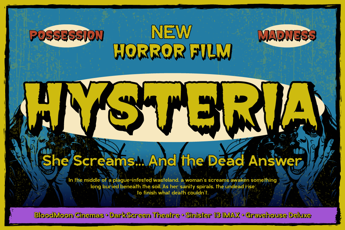 Terrify, a Sans Serif Font by Burntilldead (Photo 3 of 12)