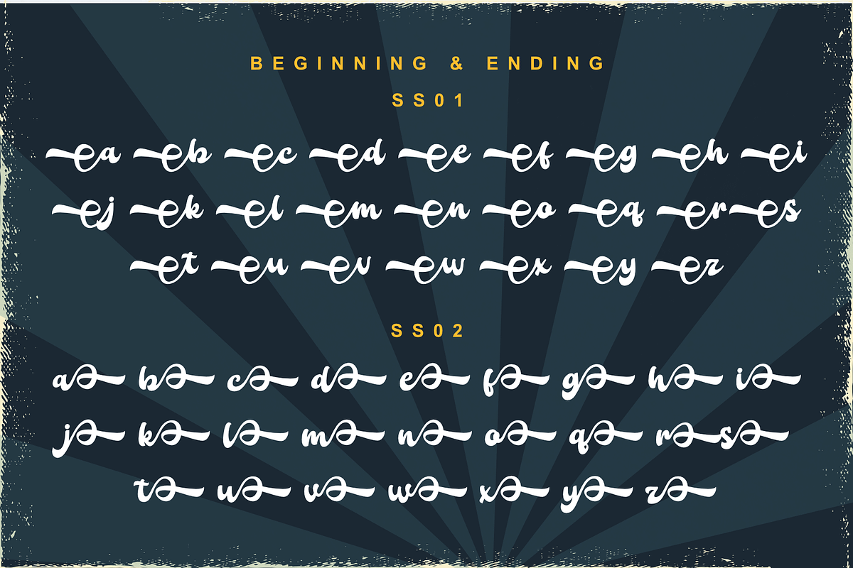 Holicya Retro Font, a Script Font by Dumadistyle (Photo 4 of 12)
