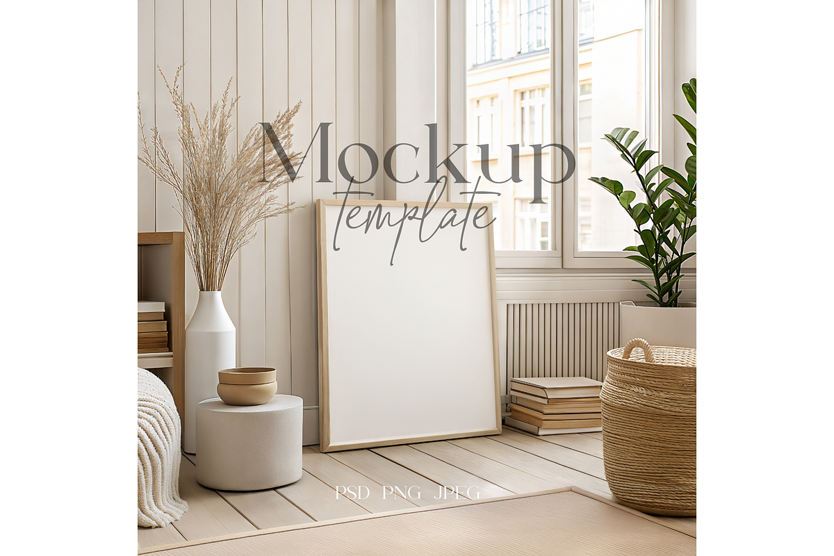 Natural Light Frame Mockup, a Product Mockup by MockupWizard (Photo 1 of 5)
