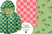 Happy Gardener AW Pattern Set, an Illustration by Andrea Liesert (Thumbnail 1 of 7)