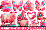 Brushstroke Whimsical Easter Png, an Illustration by RobertsArt (Thumbnail 1 of 6)