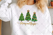 Christmas Tree PNG, Merry and Bright, an Illustration by Craft Nest (Thumbnail 3 of 6)