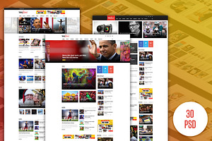 TodayExpress – News & Magazine PSD