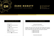 Fashion Resume Template for MS Word, a Resume Template by This Paper Fox (Thumbnail 5 of 5)