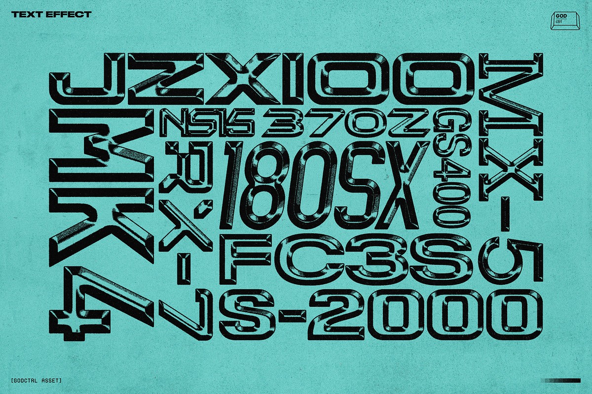 Chromy Text Effect, a Graphic by God Control (Photo 8 of 8)