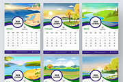 Calendar Design Templates Layout, a Stationery Template by MightyDesign (Thumbnail 2 of 8)