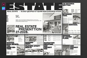 Real Estate Presentation Template, a Presentation Template by E-Type