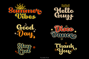 Touletta Retro Script, a Script Font by TypeClassHeroes (Thumbnail 7 of 15)
