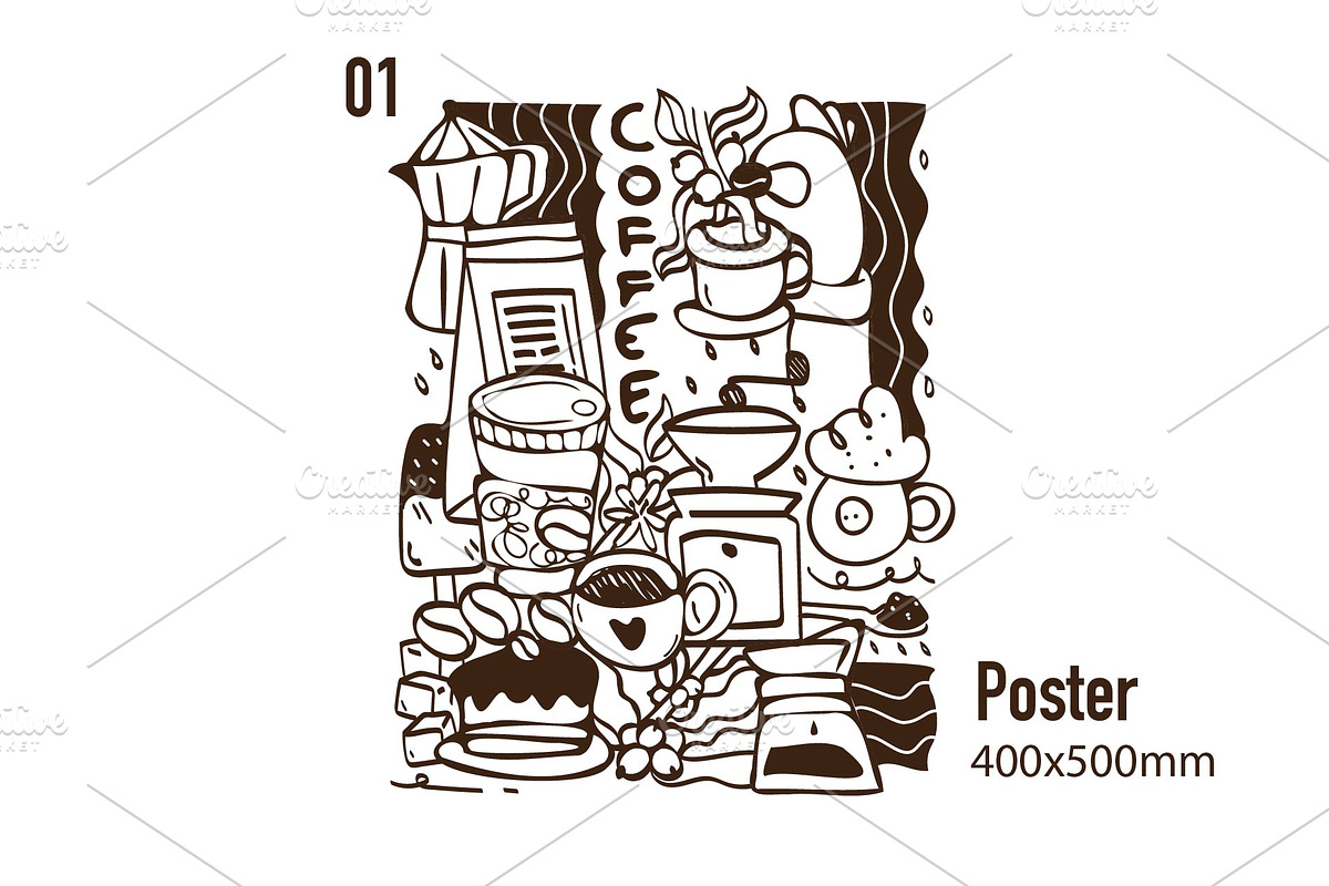 Poster Coffee, a Food Illustration by linhnguyen124 (Photo 1 of 4)