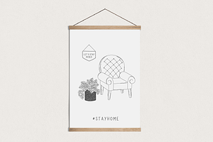 Cozy Home Vector Illustrations