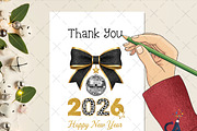 New Year 2026 Bow PNG, an Illustration by Creative Art (Thumbnail 4 of 6)