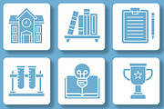 Education Icons Set, an Icon by Tekuni (Thumbnail 9 of 12)