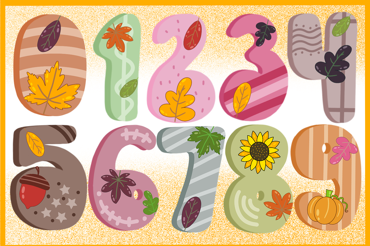 Fall Autumn-PNG fonts, a Symbol Font by It me digital art (Photo 3 of 6)
