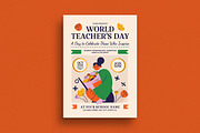 World Teacher Day Event Flyer, a Flyer Template by Guuver (Thumbnail 1 of 3)