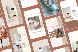 Instagram Cosmetic Template Canva