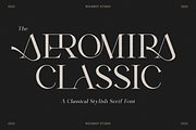 Aeromira Classic, a Serif Font by RockboyStd (Thumbnail 1 of 12)