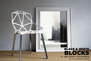 Black and White Blocks, a Background Graphic by Digital Art Creations (Thumbnail 6 of 7)