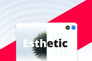Esthetic UI Kit, an UI Kit Template by Uzers (Thumbnail 1 of 4)