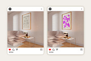 Interior Frame Mockup Set SAM, a Household Mockup by Bonumo (Thumbnail 12 of 13)