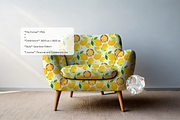 Summer Lemon and Ice Tea Pattern, a Pattern Graphic by Little Creative Scribbles (Thumbnail 6 of 6)