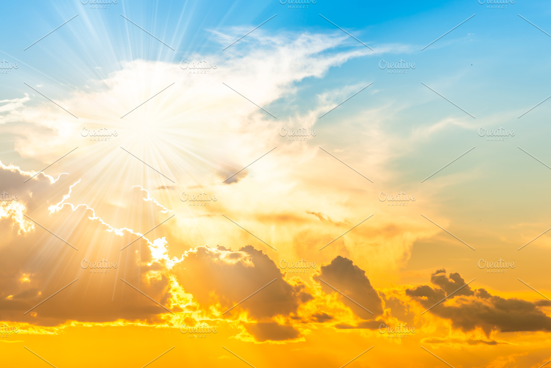 Sunset sky, a Nature Photo by Vapi