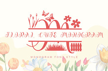Floral Cute Monogram