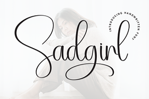 Sadgirl Script Font