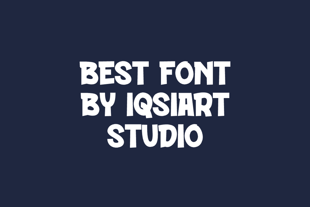 Grofati - Kids Font, a Sans Serif Font by Iqsiart Studio (Photo 4 of 6)