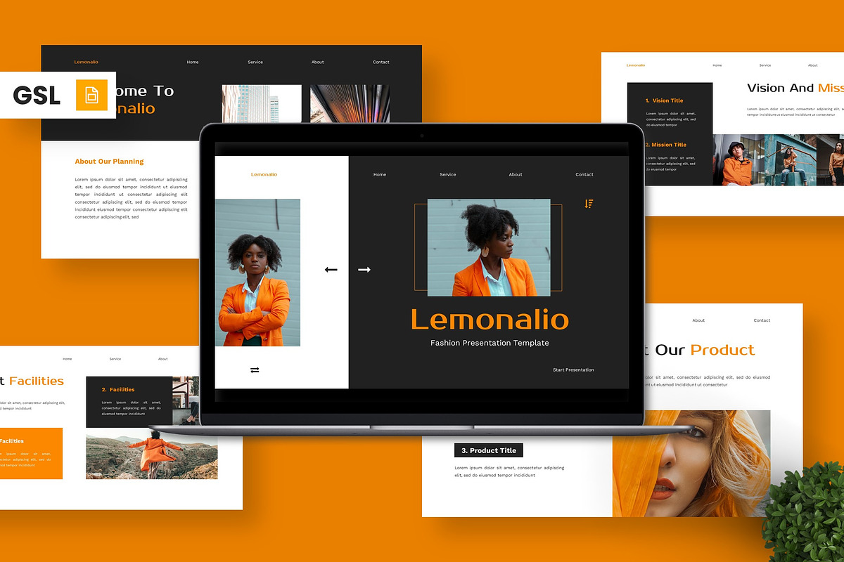 Lemonalio - Fashion Google Slide