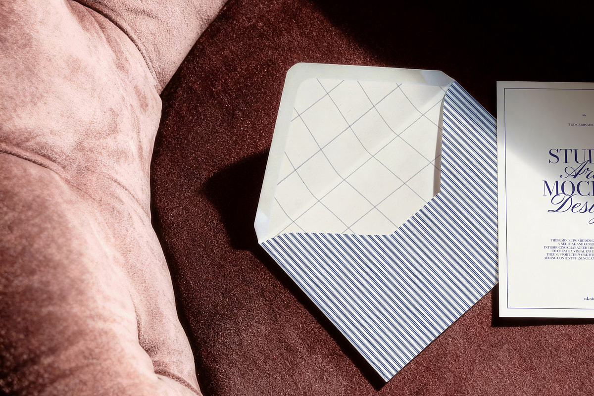 A6 Card & Envelope Mockup | Rose, a Product Mockup by nkate (Photo 5 of 5)